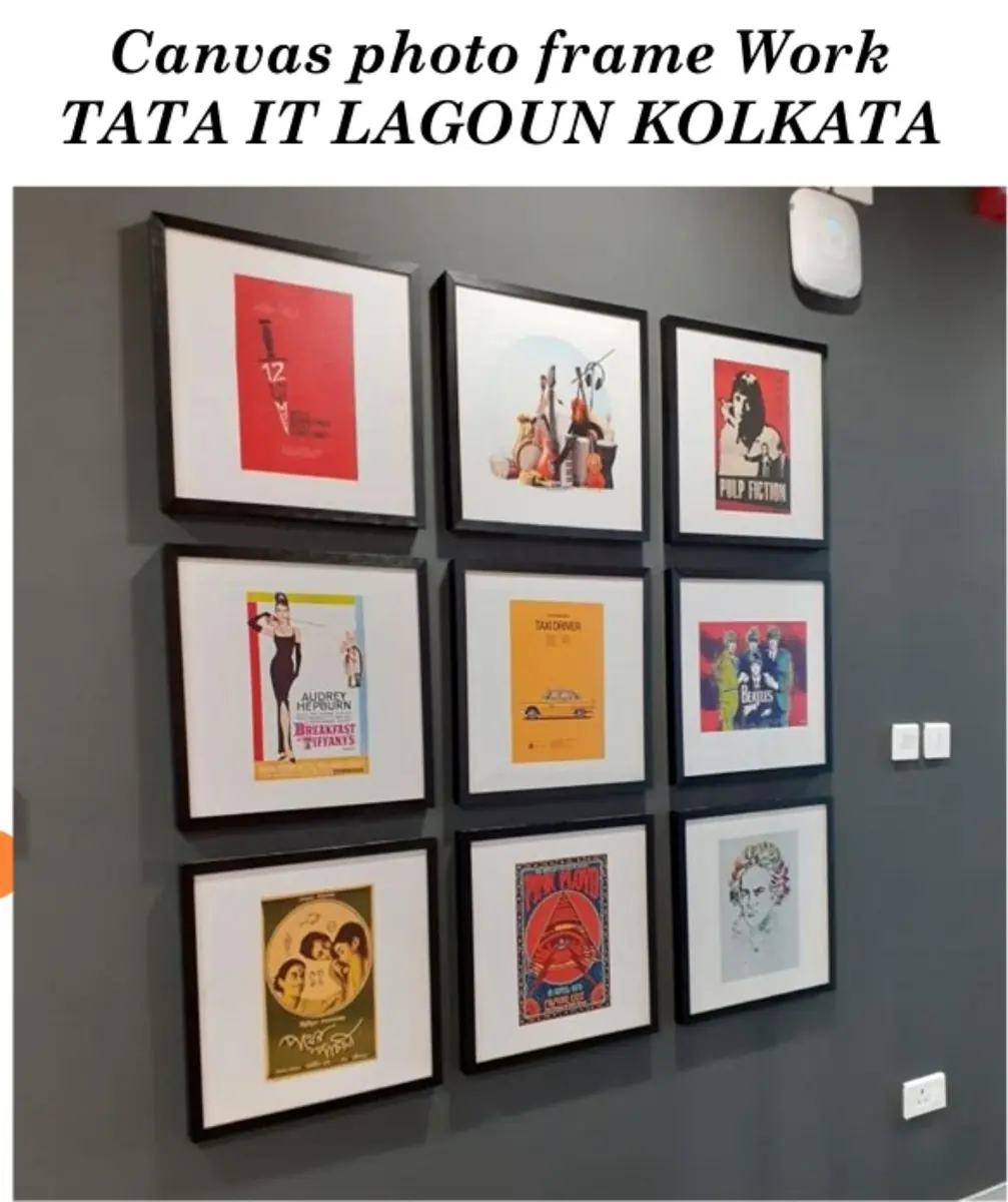 Custom photo-frame display